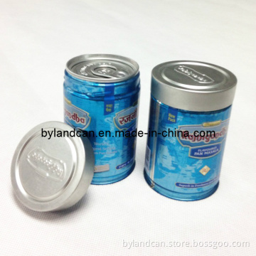 Coffee Tin Can with Metal Cover